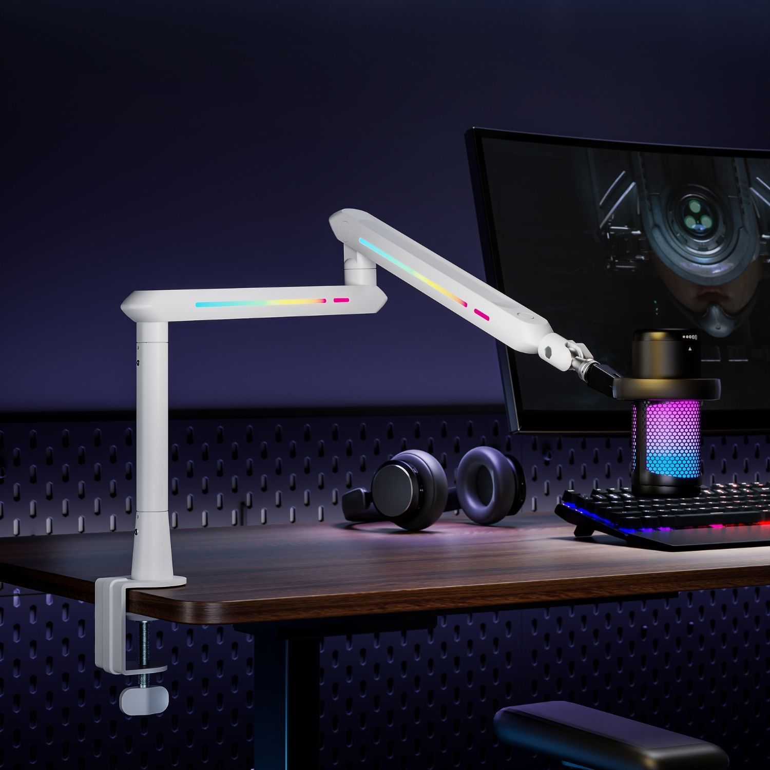 Alterzone ALZ-M5L ブラック マイクアーム マイクスタンド RGB