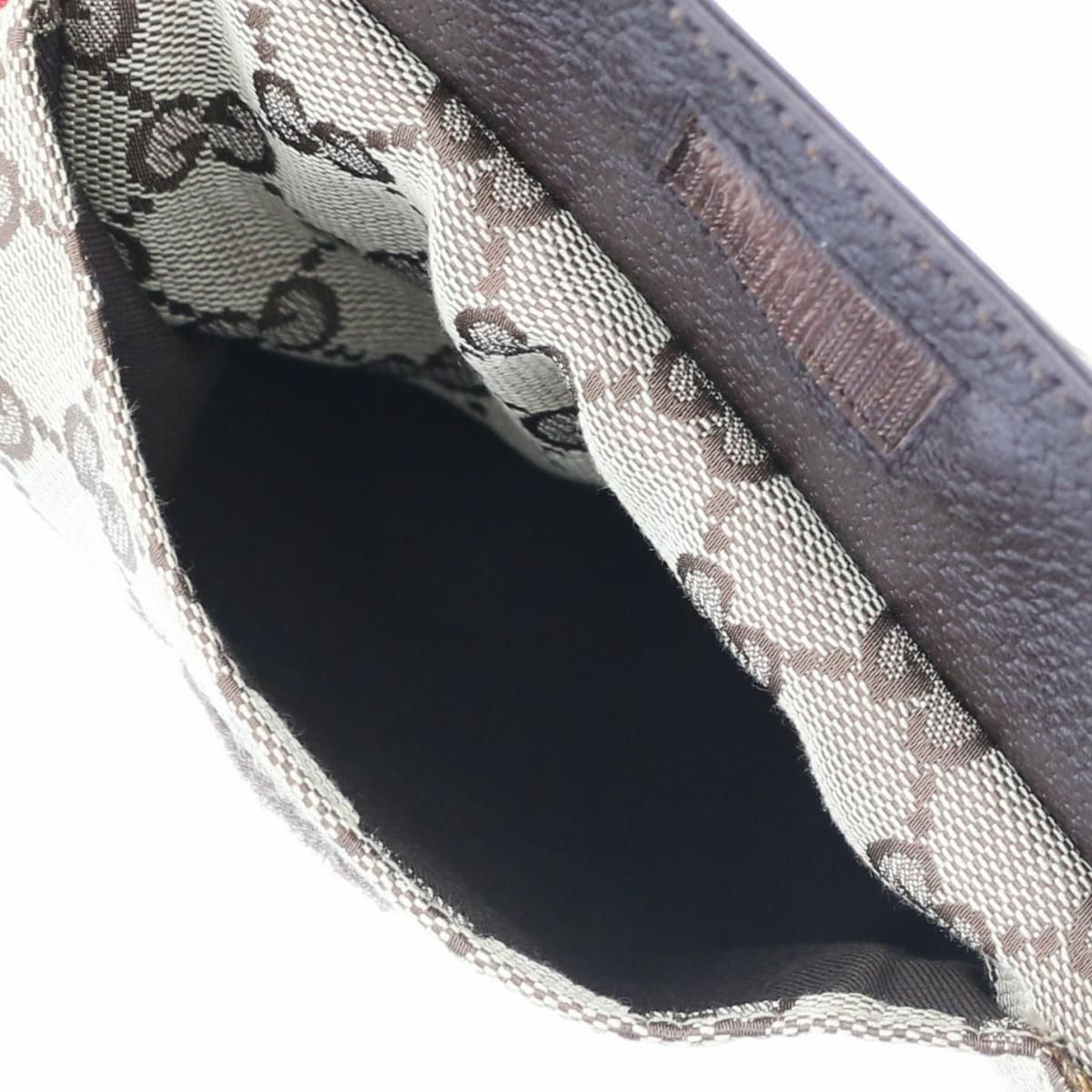 本日特価 GUCCI グッチ GGキャンバス ウェストバッグ バッグ ウェスト|ボディバッグ 28566 GG Canvas キャンバス Brown ブラウン used AB