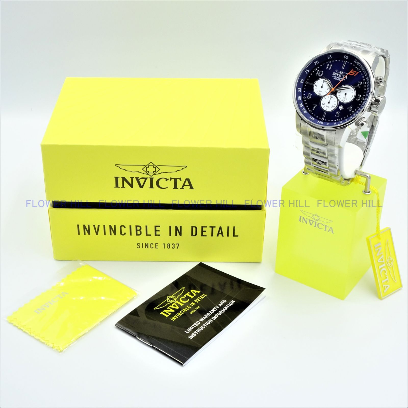 INVICTA 腕時計 S1 RALLY 23080 クォーツ メタルバンドFlowerHill ...