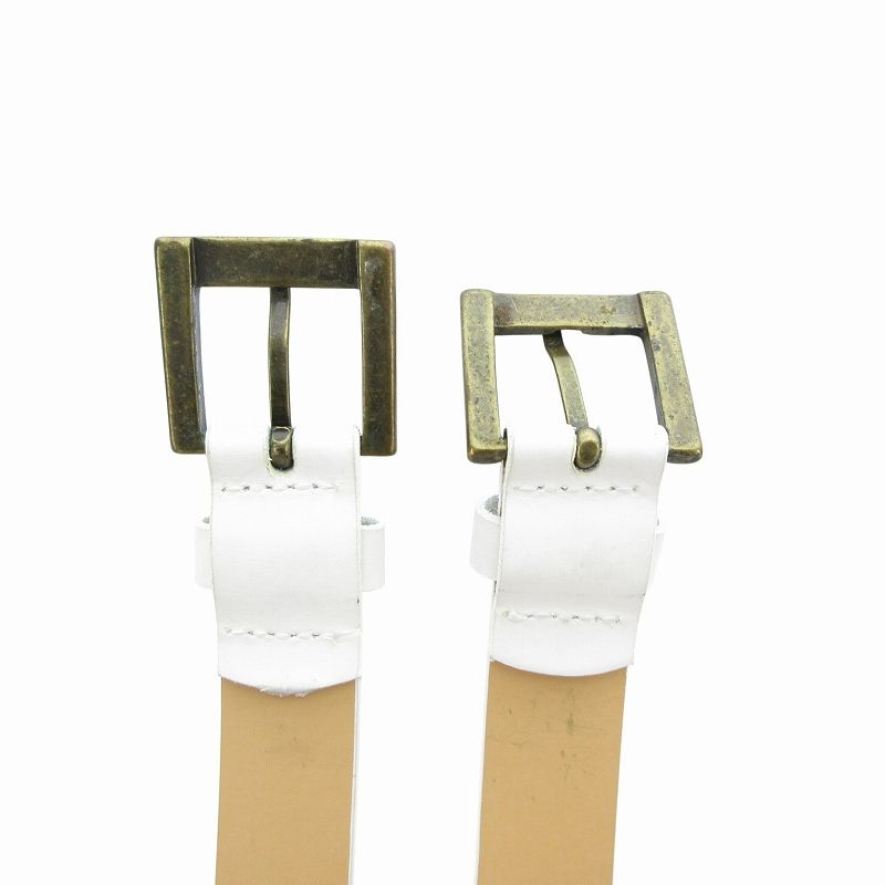 Dolce & Gabbana ホワイトレザーベルト ストーン付き imgrc0164593444.jpg