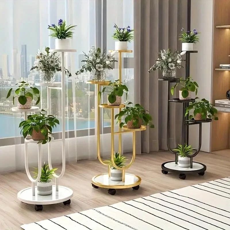 プランターラック 多目的 プランタースタンド ベランダガーデン アイアンアート 鉢棚 プランター台 フラワースタンド 鉢植え 菜園 花