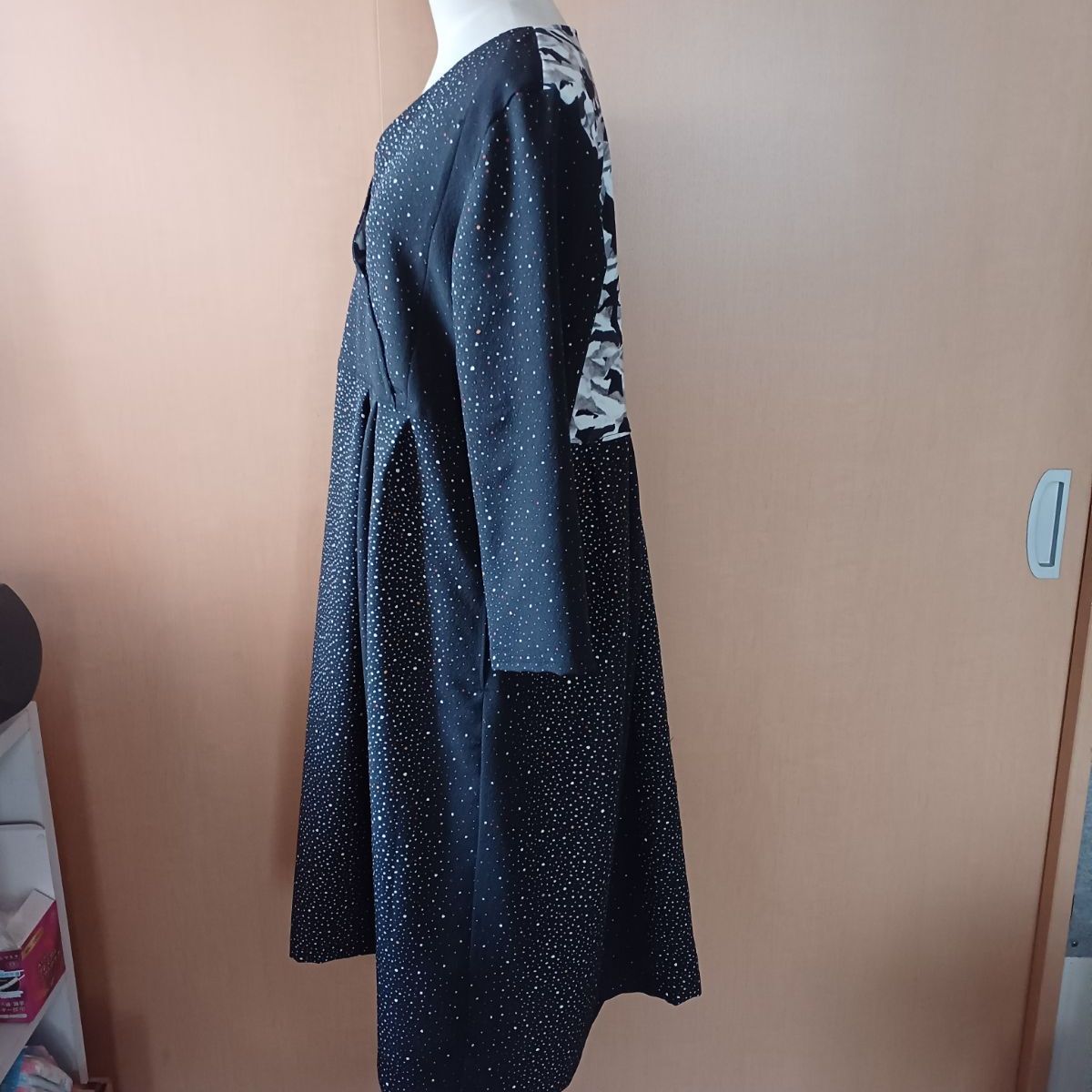 ロングワンピース 着物リメイク「86」カシュクール - メルカリ