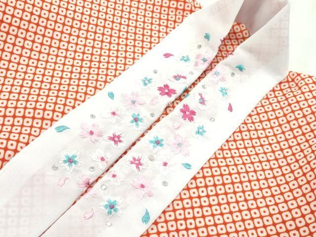 女の子 七五三 piano 平和屋本店[]極上 祝着 7歳 3歳 平和屋本店□極上 花丸文 祝着・長襦袢(半衿付 mezzo レース Mezzo 金彩 四つ身 鬼しぼ縮緬