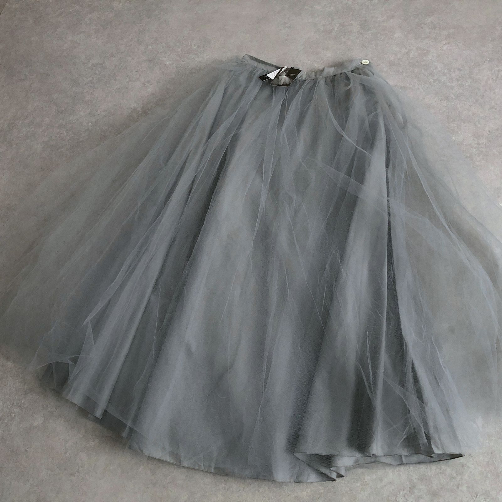 定価3..3万 Bilitis dix-sept ans チュールレイヤード ロング スカート ビリティス