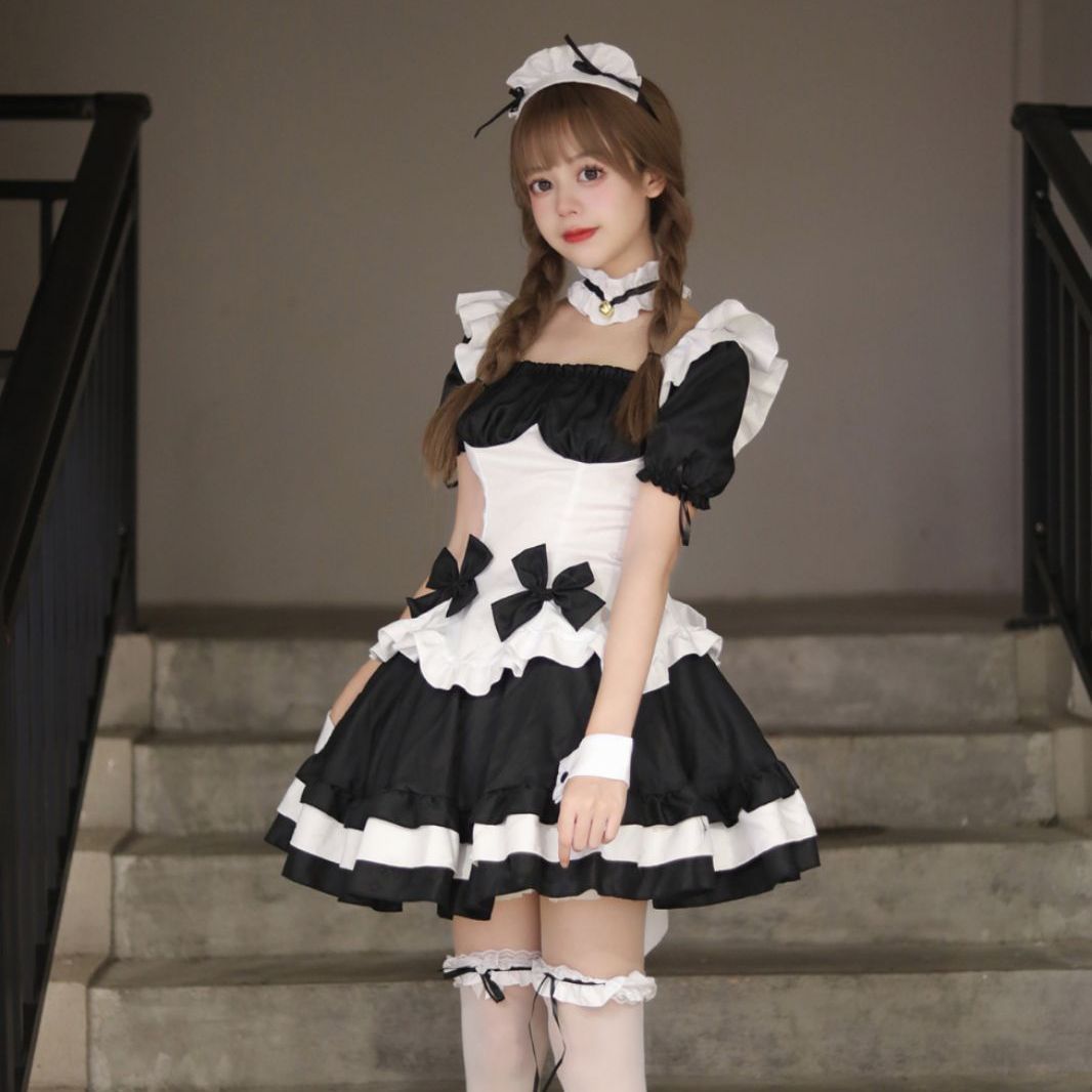 メイド服 メイドコスプレ ロリータ コンカフェ ハロウィン メイド仮装