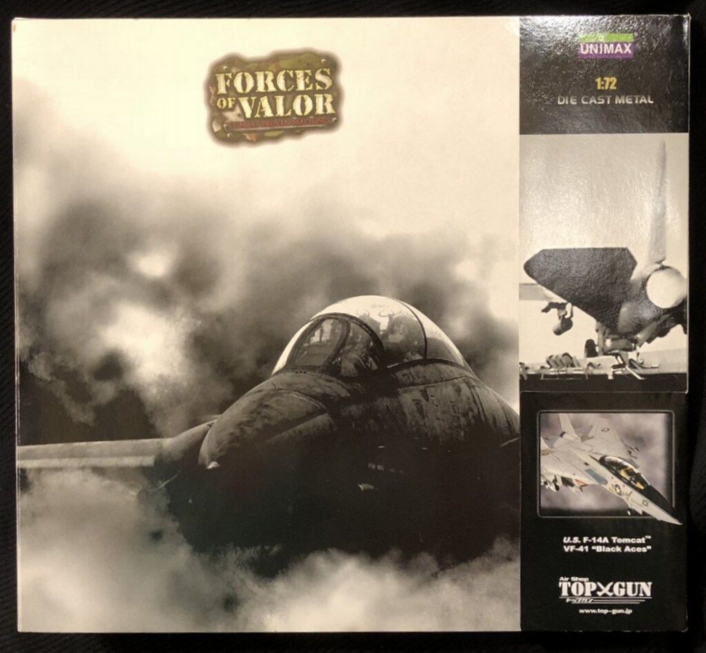 UNIMAX 1/72 FORCES OF VALOR U.S. F-14A Tomcat VF-41 Black Aces