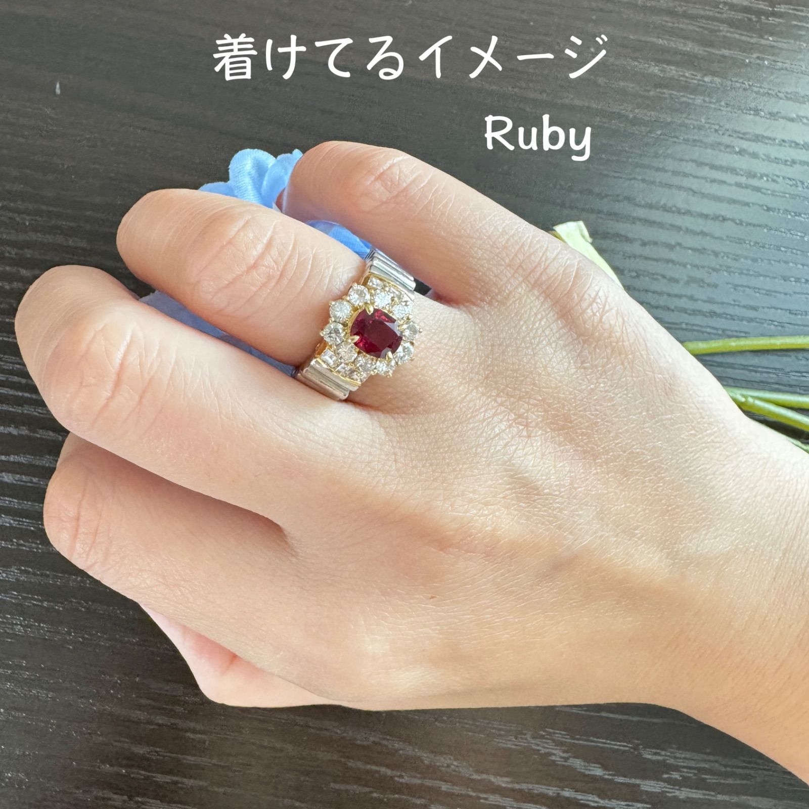 再販】K18 ゴールド プリンセス ダイヤモンド リング