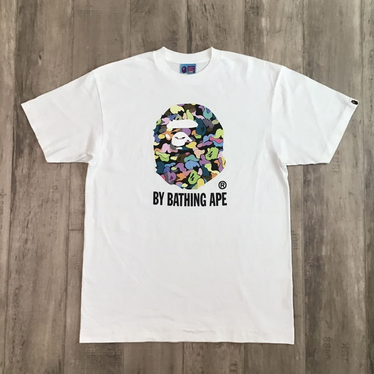 ☆A BATHING APE/アベイシングエイプ マルチ サルフェイス プリント T 