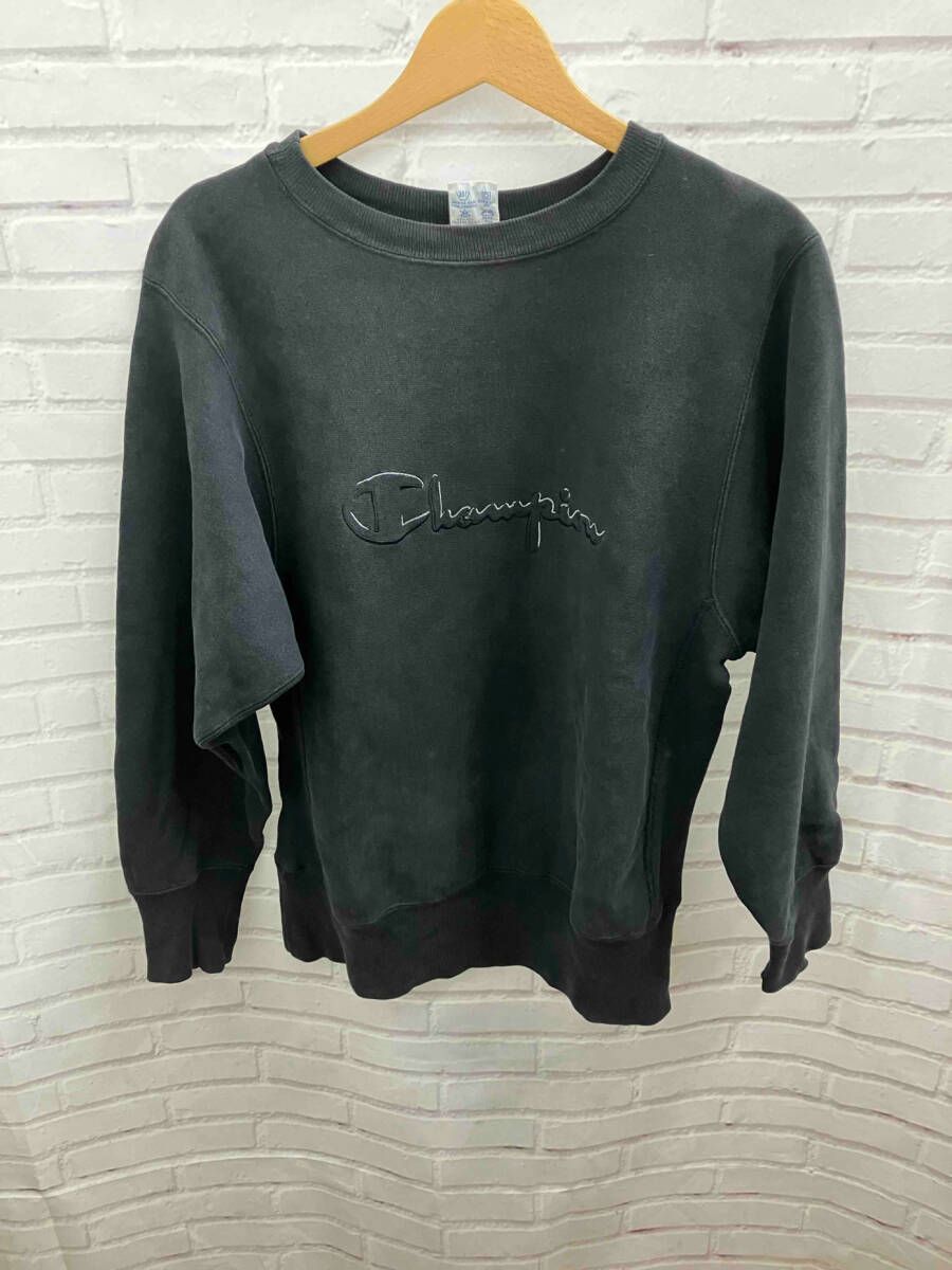 Champion チャンピオン REVERSE WEAVE ロゴ刺 ブラック 90s USA Champion チャンピオン REVERSE WEAVE ロゴ刺 ブラック 90s USA
