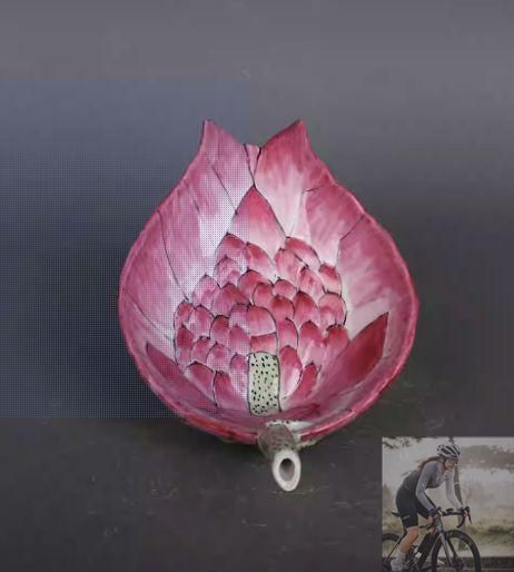 粉彩蓮花紋秋操杯 磁器 現代工芸品 美術品 装飾品 置物 - メルカリ