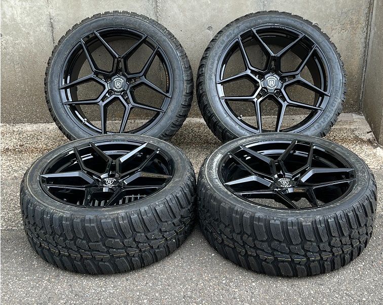 1台分のみ！ROHANA RFX11 22インチ メルセデス ベンツ Gクラス W463A ゲレンデ WANPAKU M/T 295/40R22  TPMS付 G63 G350d G400d AMG Mercedes-Benz