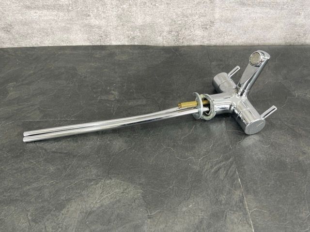 洗面用混合水栓 モデルルーム BORMA デンマーク レバー水栓 蛇口 シルバー NEOPEAL 泡沫アダプター 北欧 513433