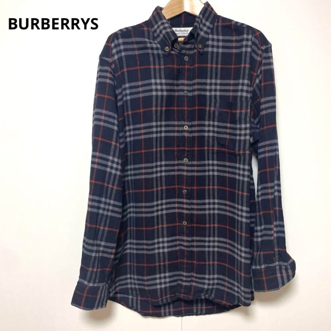 BURBERRYS バーバリーズ 長袖 ネルシャツ M ヴィンテージ