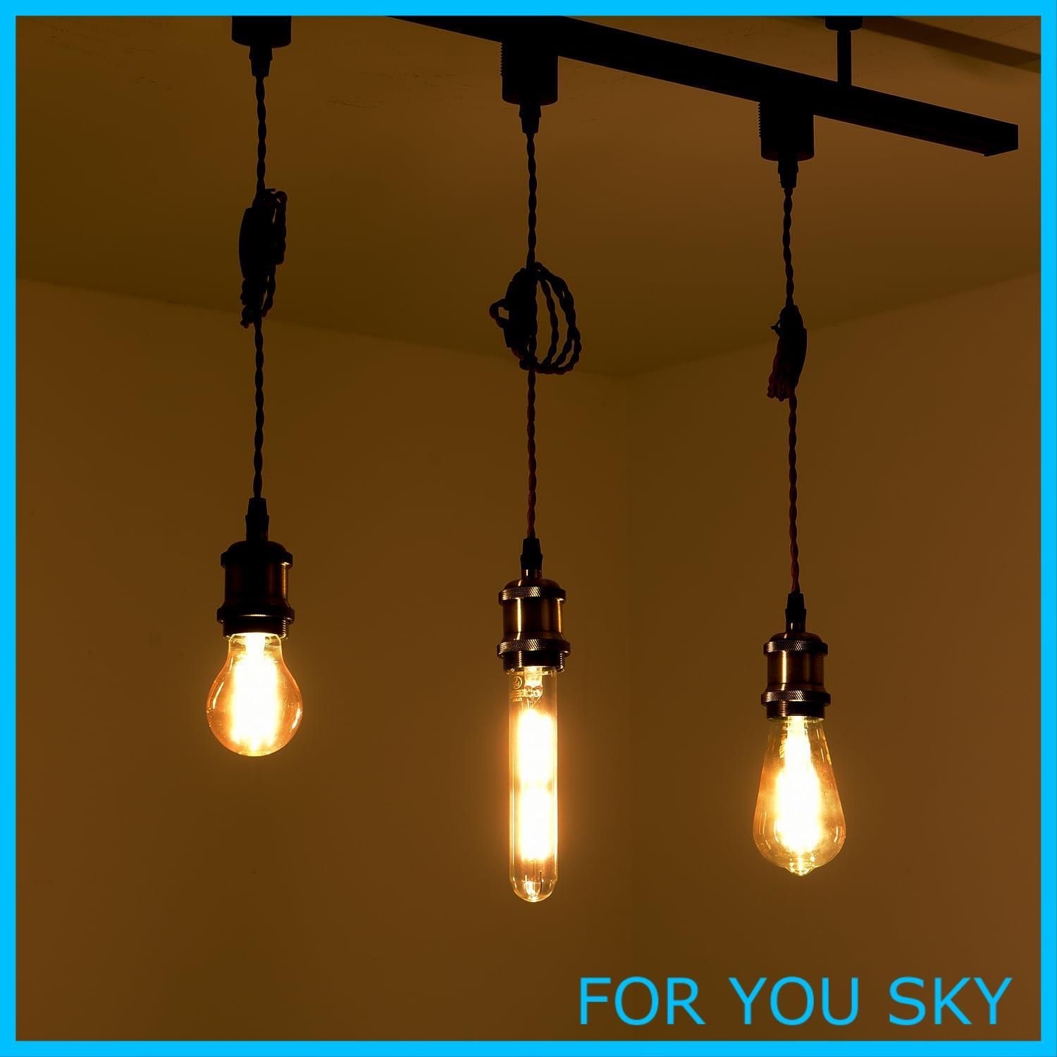 3灯用ペンダントソケット 白熱灯 ＬＥＤ電球用 木管付 日本製 (コード長：30cm 黒) コード収納式 1灯〜3灯 ペンダント ソケット器具 E-26 コード長調節