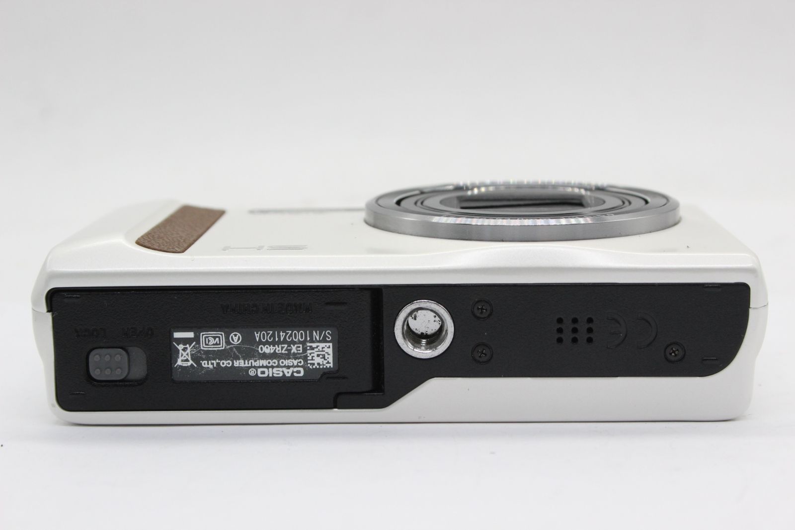 返品保証】 お買い得品 カシオ Casio Exilim EX-ZR400 ホワイト 12.5x