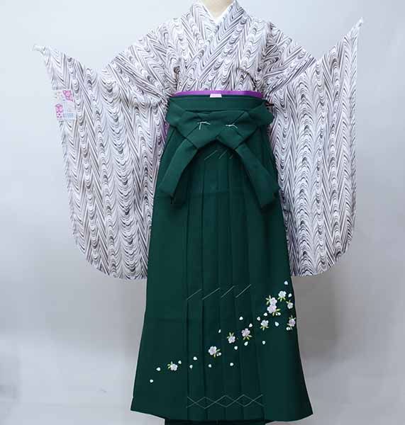 翠山工房 ベージュ×パープル染め分け辻が花豪華振袖 袋帯 2点セット