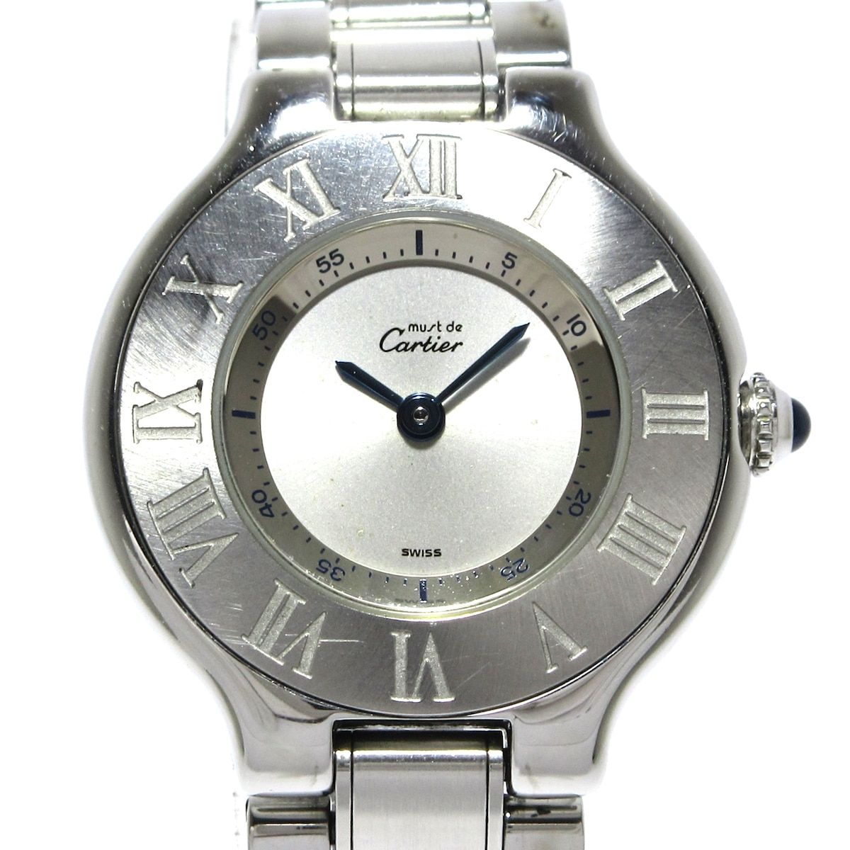Cartier カルティエ 腕時計 マスト21SM W10109T2 レディース SS シルバー