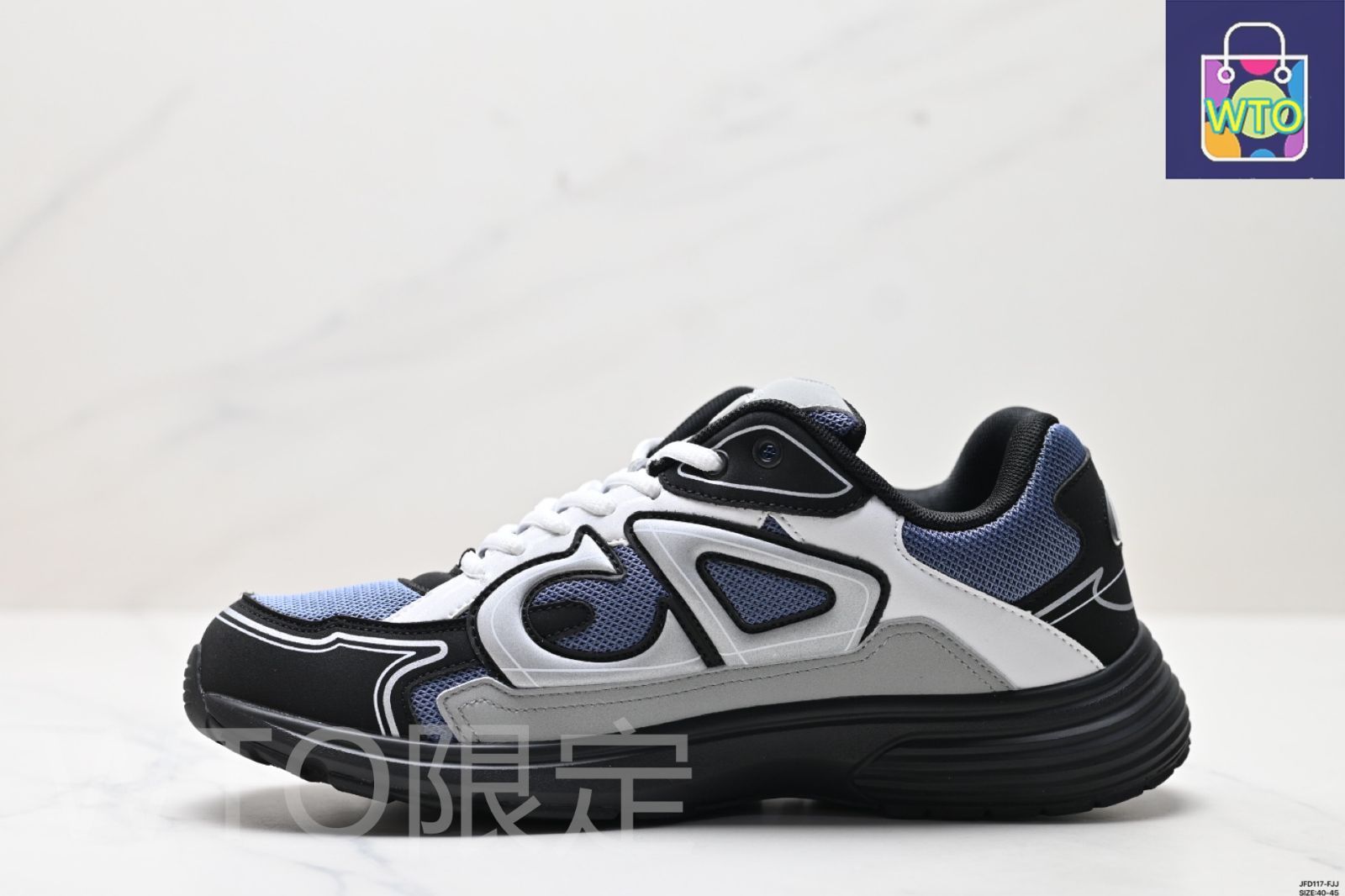 Dior（ディオール）B30 メッシュ生地厚底レース付きレジャーロー