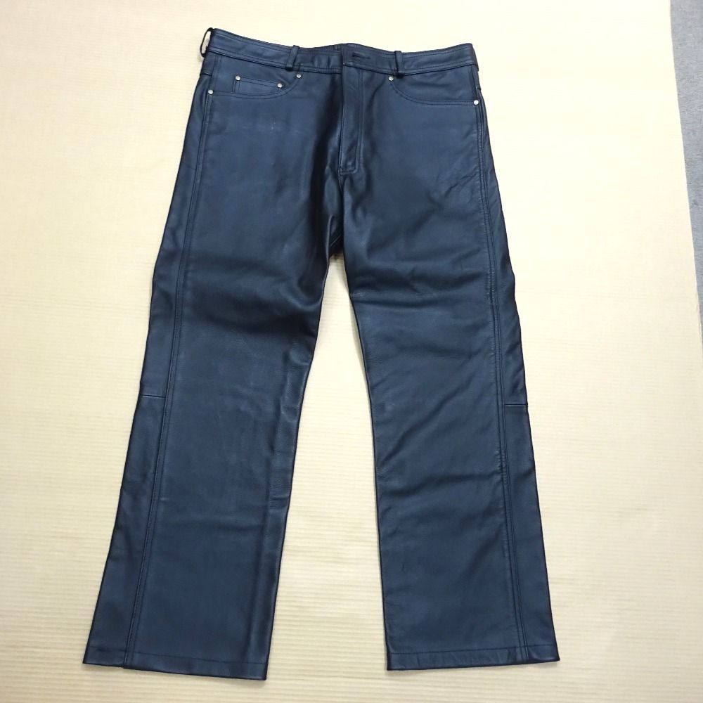 Ft1151881  パンツ Rookie ルーキー レザーパンツ ブラック メンズ中古