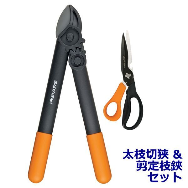 FISKARS 太枝切鋏 & 剪定枝鋏 セット 高枝切りバサミ 園芸 ガーデニング Looper & Shears Set 高枝切狭 フィスカース  コストコ - メルカリ