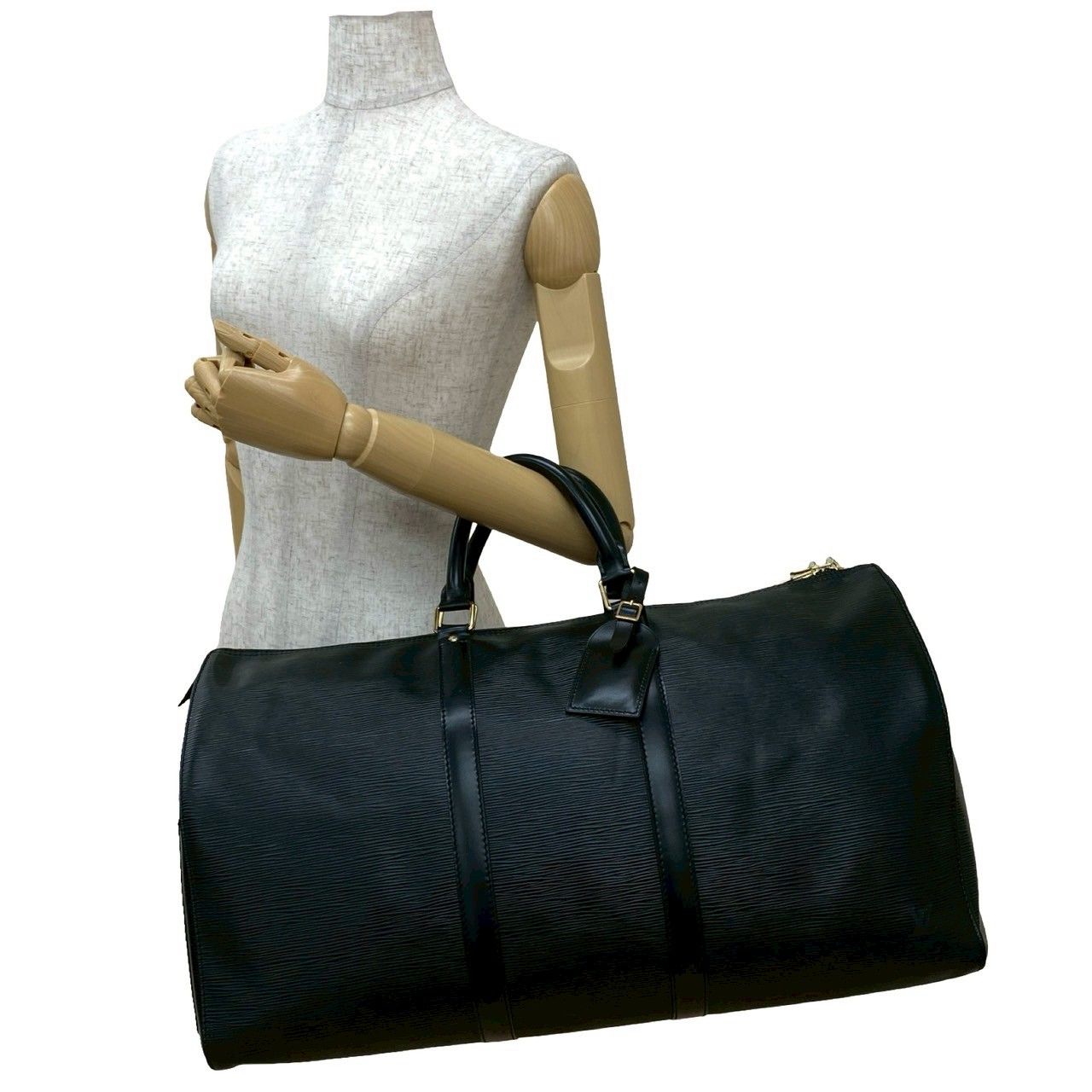 極 美品 希少品 LOUIS VUITTON ルイヴィトン キーポル 50 エピ