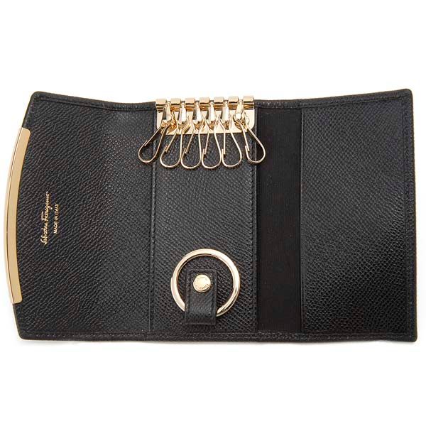 Ferragamo キーケース　ガンチーニ　フェラガモ　クロコダイル　ガンチーニ Brandol / Ferragamo フェラガモ キーケース レザー ガンチーニ