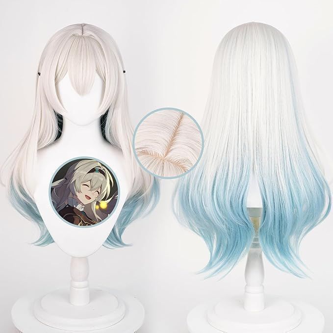 新品 崩壊スターレイル ホタル ウィッグ コスプレ アクセサリー