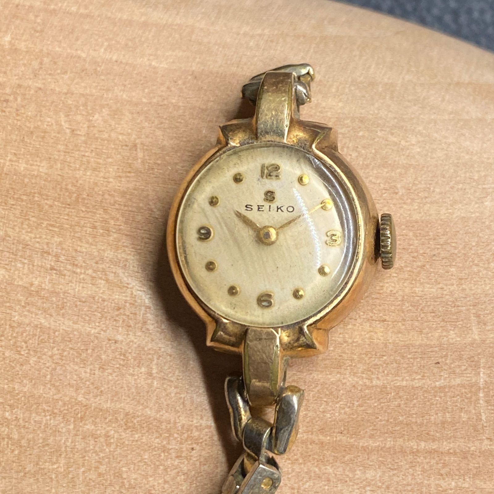 レア ヴィンテージ セイコー seiko 14k gold filled 5041 ゴールド