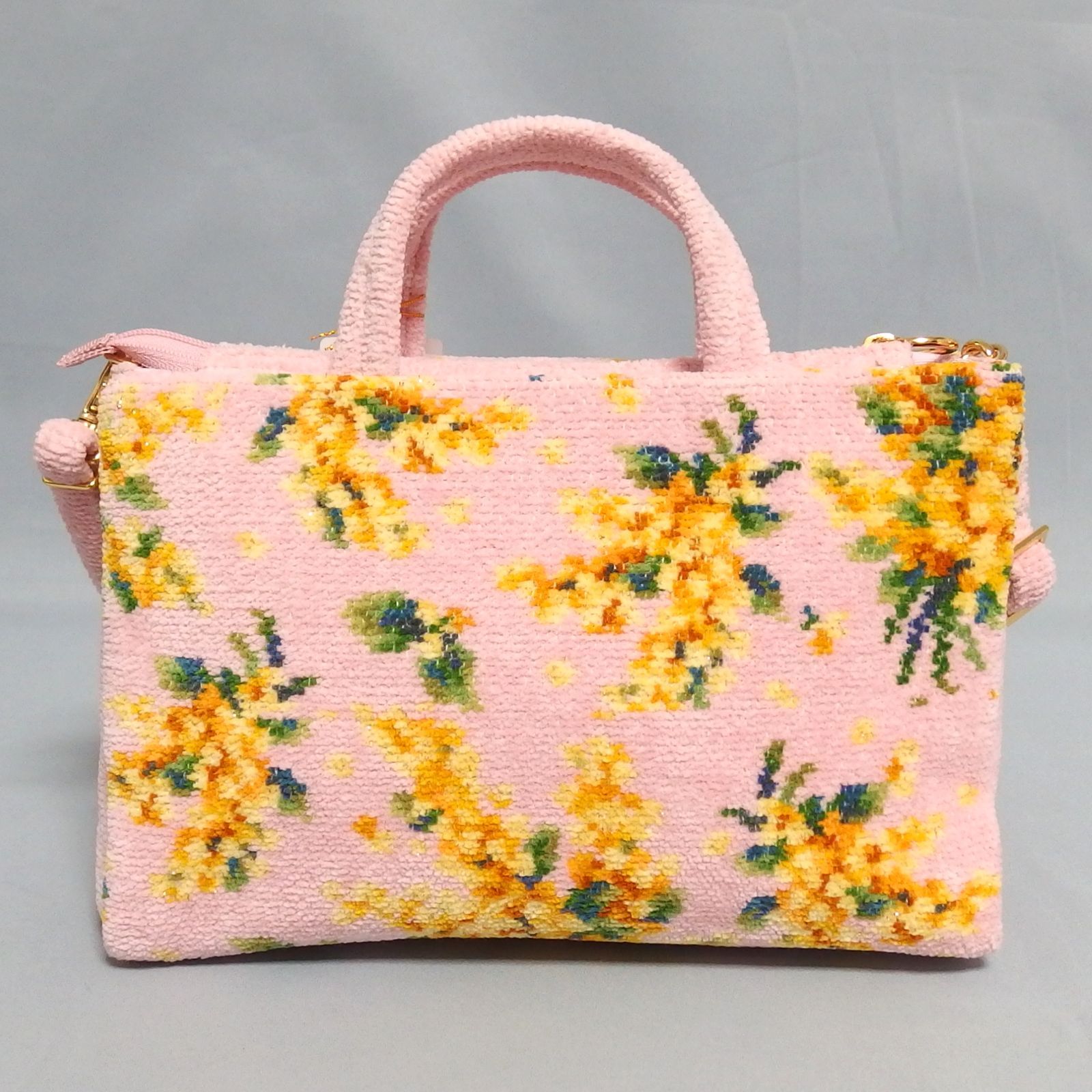 極美品☆FEILER Mimosa Solare 2Way ショルダー ハンドバッグ MSO