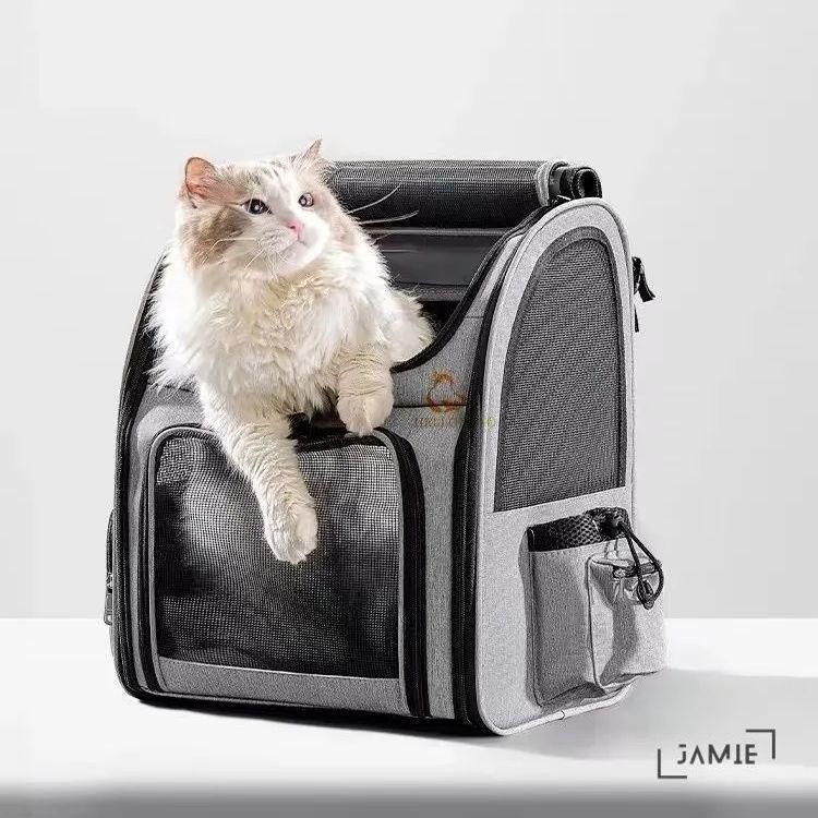 ペットキャリー 旅行 お出かけ ペット用 ペットキャリーケース キャリーケース 犬 猫 ペット 持ち運び 拡張 ペットリュック キャリー ロック式 ダブルファスナー カーテン付き