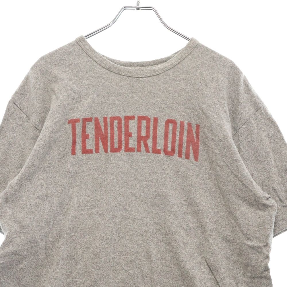 TENDERLOIN テンダーロイン ロゴプリント入り フルジップ スウェット パーカー NAVY S // TENDERLOIN テンダーロイン ロゴ プリント 半袖 Tシャツ L
