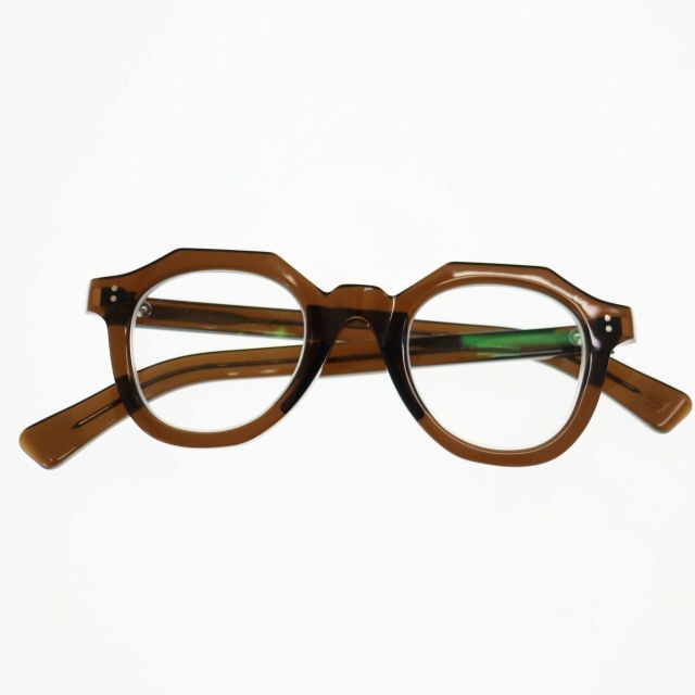 美品　guepard gp-05whiskey　度入り HUUKU 【guepard】gp-05 / whiskey × light brown lens