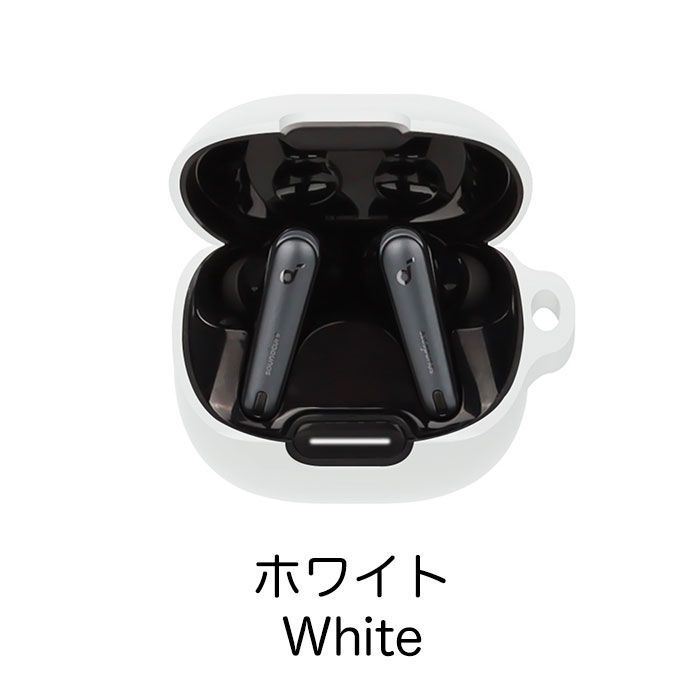 Anker Soundcore Liberty 4 NC シリコンケース付き Anker Soundcore Liberty 4 NC シリコンケース カラビナ付き