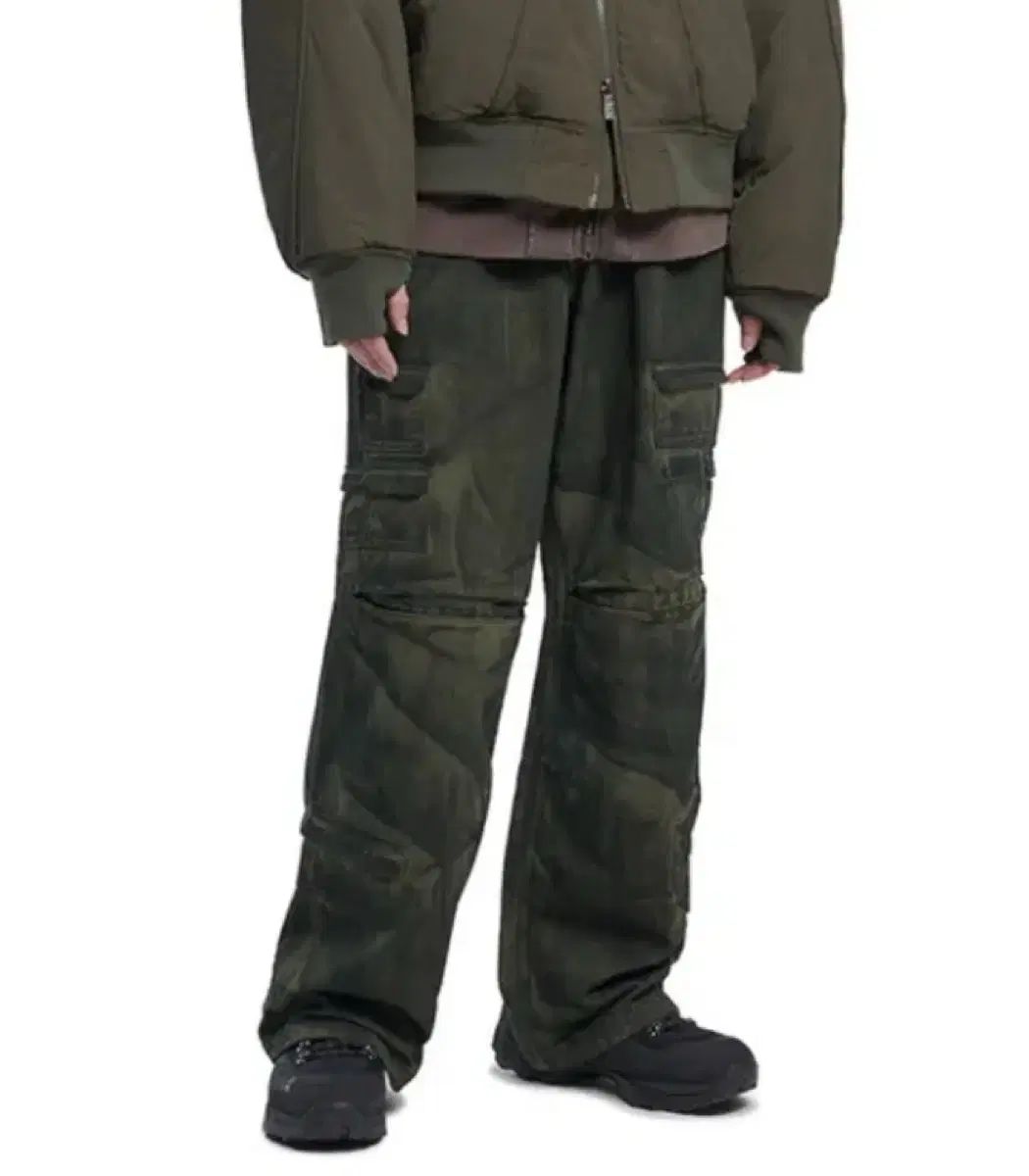 ノーマニュアル PAINTED CARGO PANTS ペインテッド カーゴ パンツ -