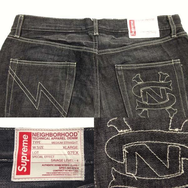 シュプリーム ネイバーフッド ジーンズ