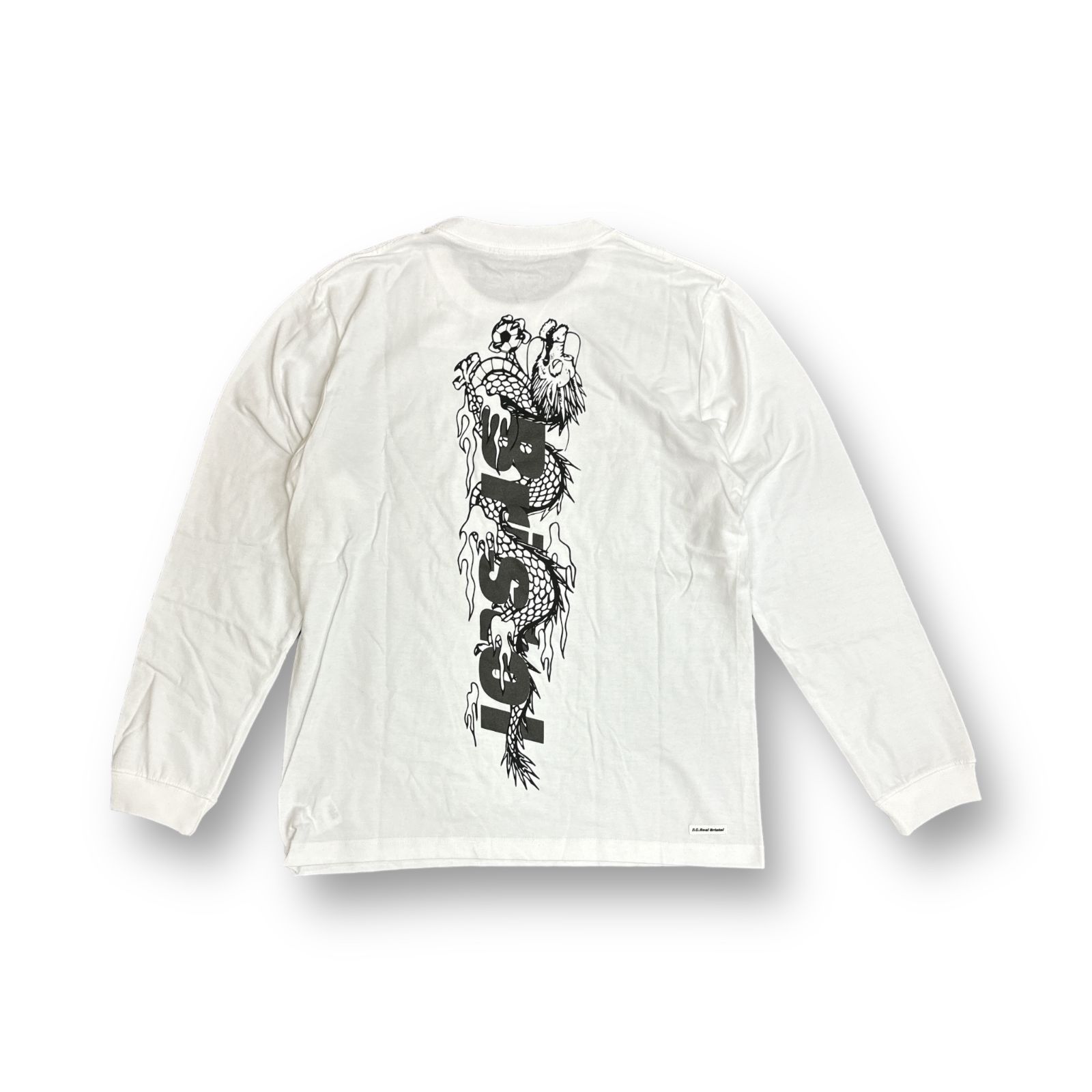 定価13200円 未使用品 F.C.Real Bristol 24SS DRAGON TEAM L/S TEE ドラゴン チーム ロングスリーブ Tシャツ  カットソー エフシーレアルブリストル FCRB-240134 ホワイト S 66943A3 - メルカリ