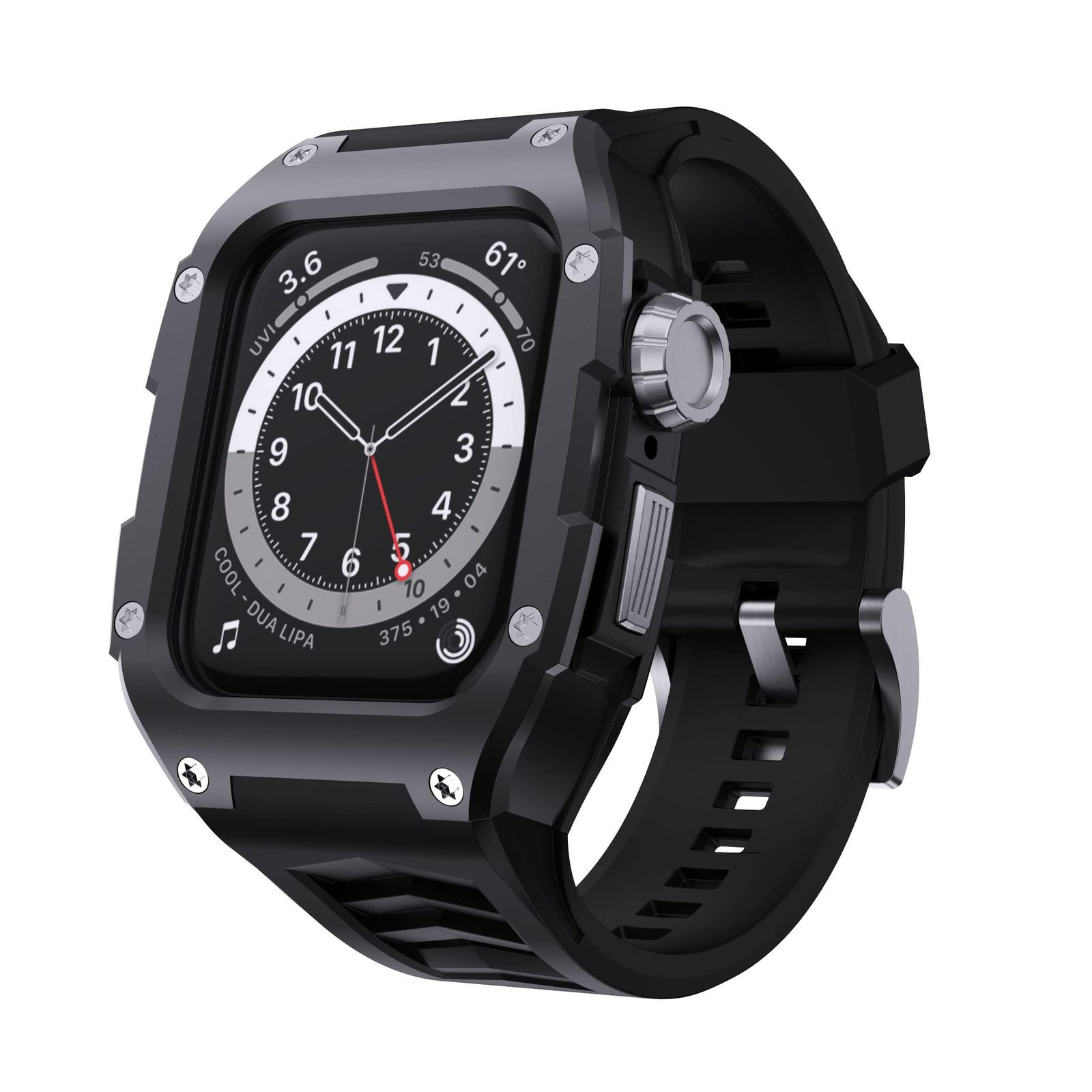 新品・未使用]GELISHI ステンレススチールカバー TPUバンド付き Apple  