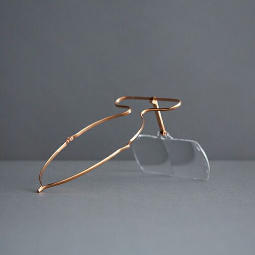 SABAE LOUPE さばえルーペ ピンクゴールド2.3倍 強力メガネくもり止めクロス くもらーず SLB-00123PG AS-KUMOR