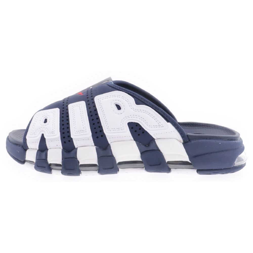 NIKE (ナイキ) AIR MORE UPTEMPO SLIDE OLYMPIC エアモアアップテンポ スライド オリンピック サンダル ネイビー/ホワイト US9/27cm FQ8699-400