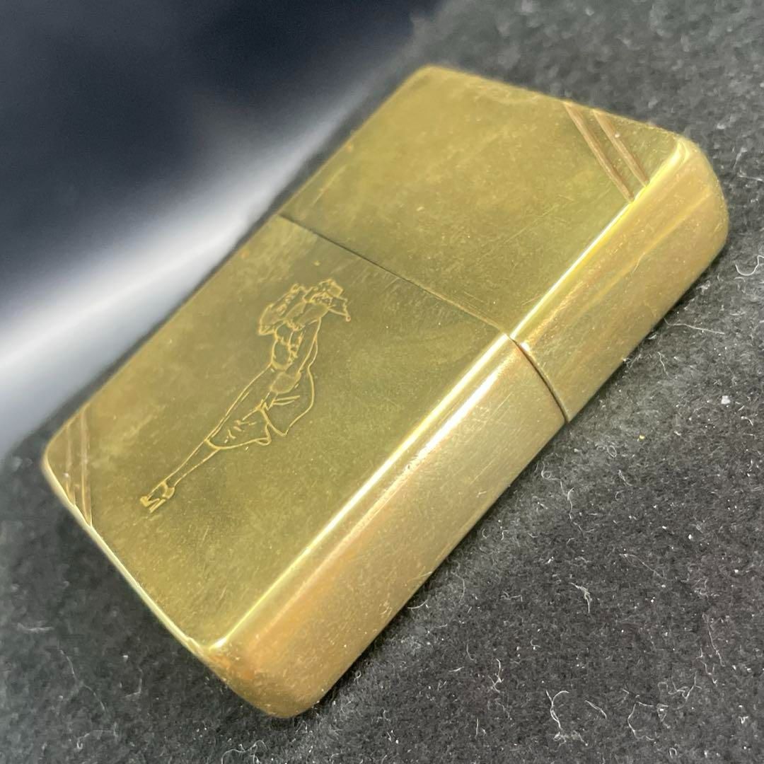 ZIPPO 1986年製 windy 1937レプリカ ダイアゴナルライン ブラス真鍮 
