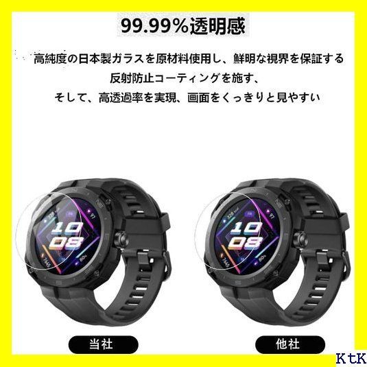 III LAZIRO 2023最新 HUAWEI WATCH WEI WATCH GT Cyber 保護フィルムカバー 2742