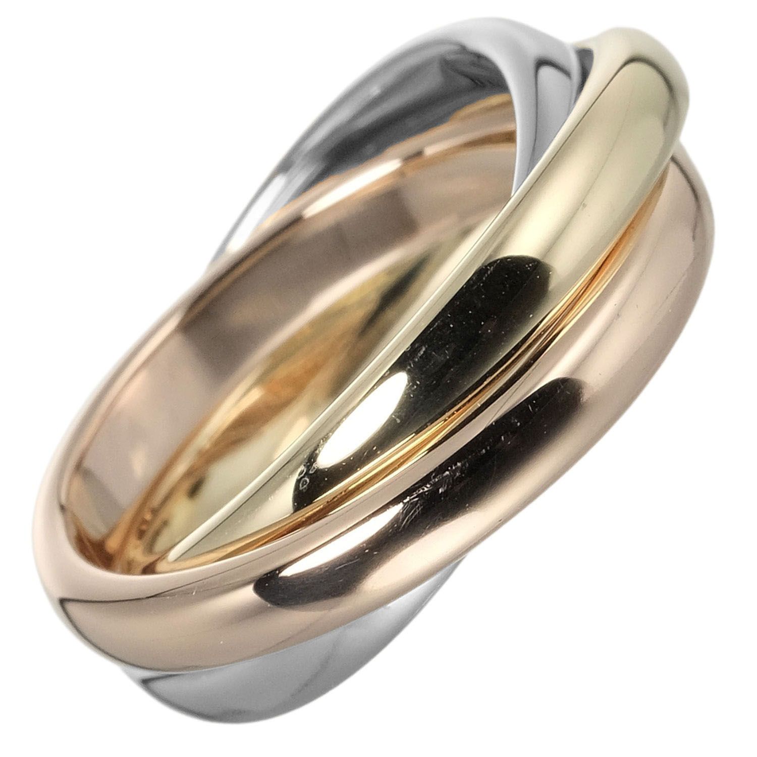 TIFFANY&Co.】ティファニー トリニティ 8.82g K14ゴールド×YG PG