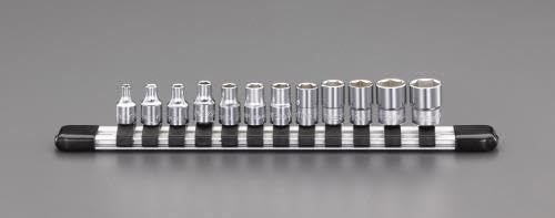 ESCO エスコ 1/4＂sqソケットセット EA618HK-100 [ソケット・ソケットセット]