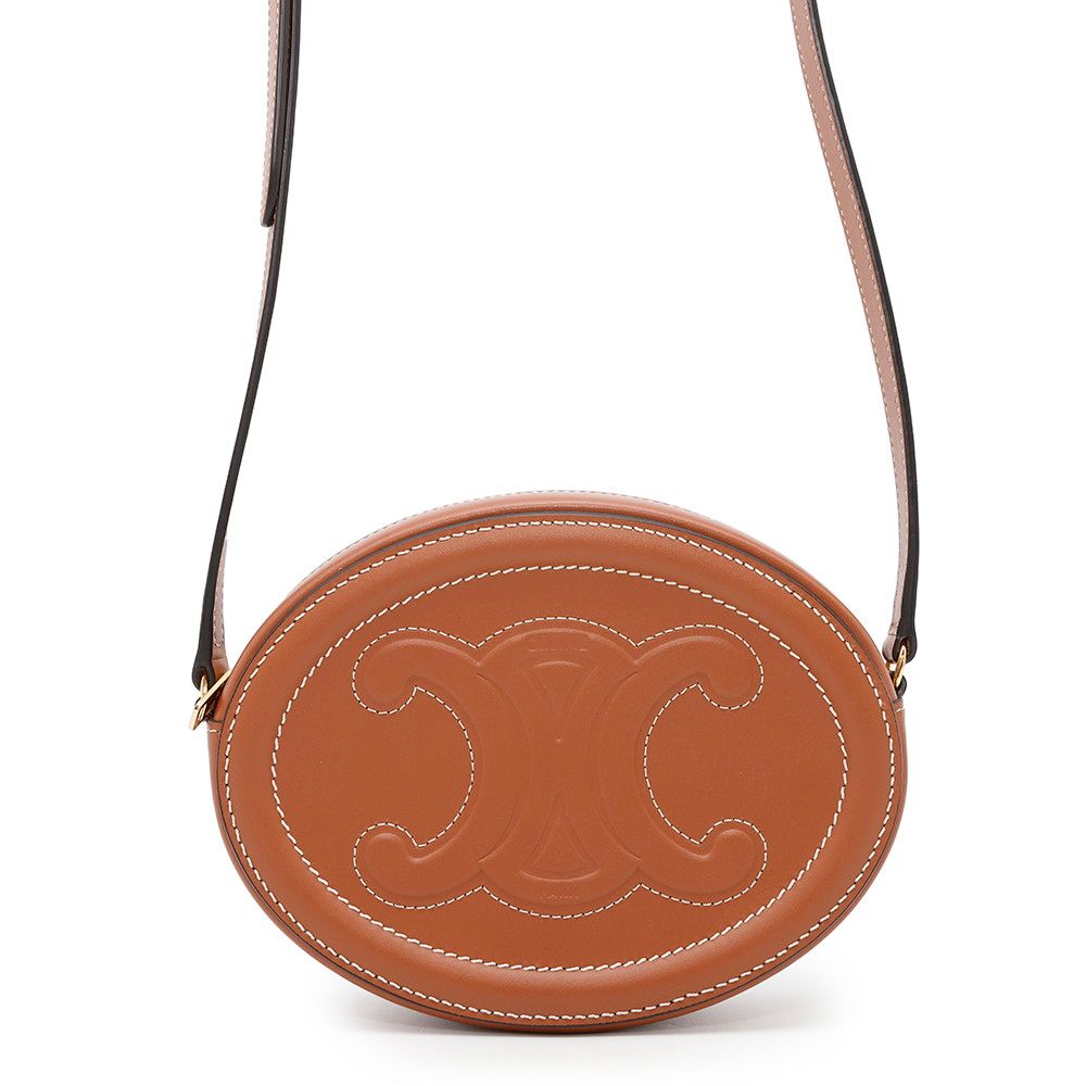 セリーヌ ショルダーバッグ オーバルパース キュイルトリオンフ 10I703DPQ CELINE