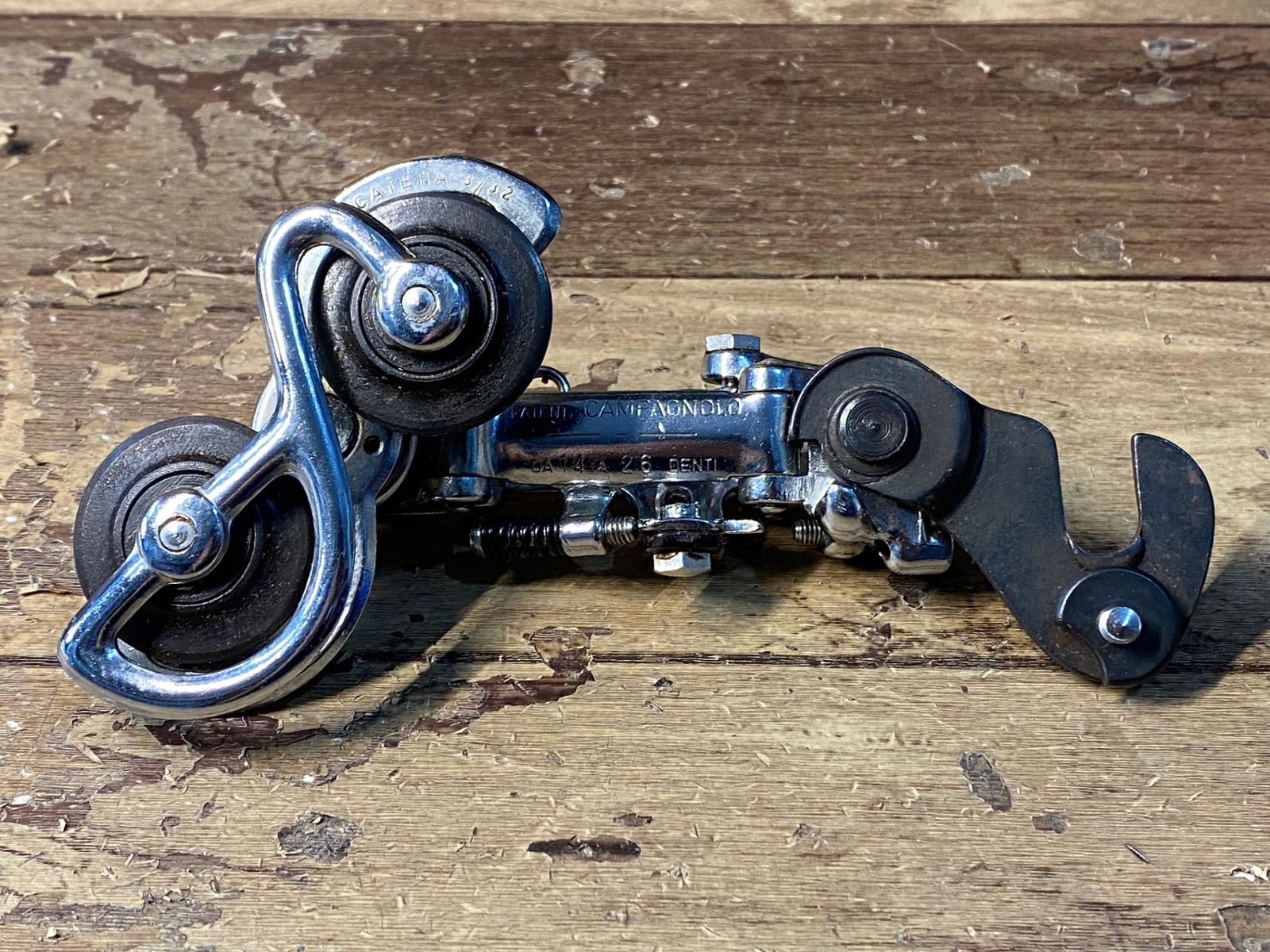 カンパ　グランスポルト　リアディレーラー 自転車の話】カンパニョーロ グランスポルト リアディレイラーの