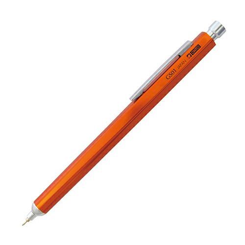 まとめ オート 油性ボールペン 油性ボールペン GS01 0.7mm オレンジ GS01-S7-OR ×10セット