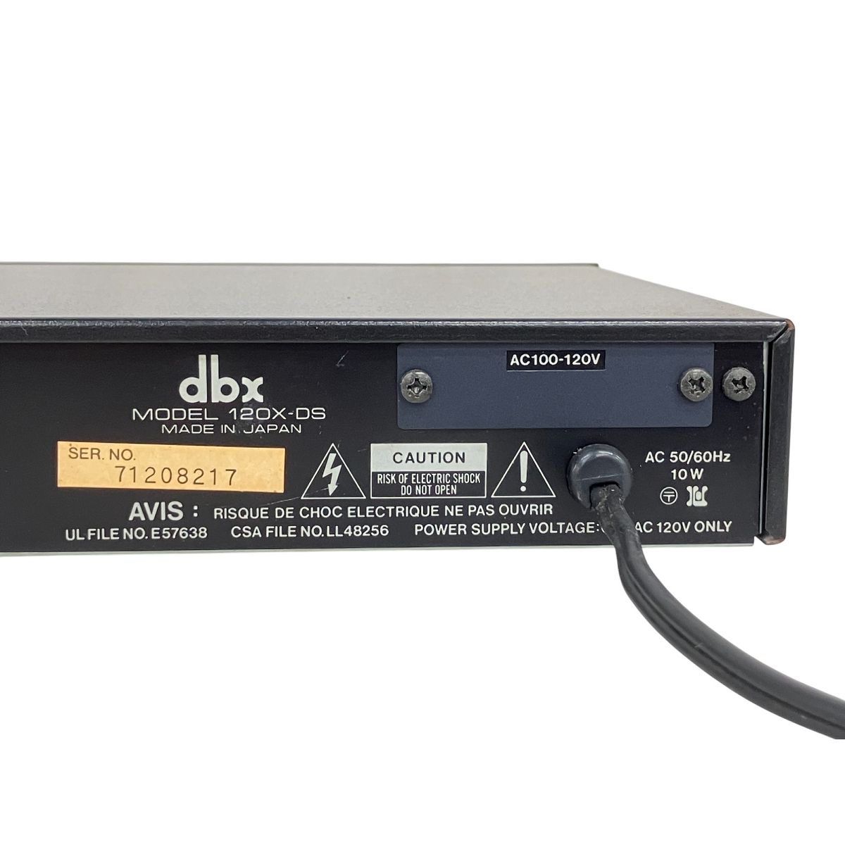 dbx 120X-DS サブハーモニック シンセサイザー オーディオ 音響