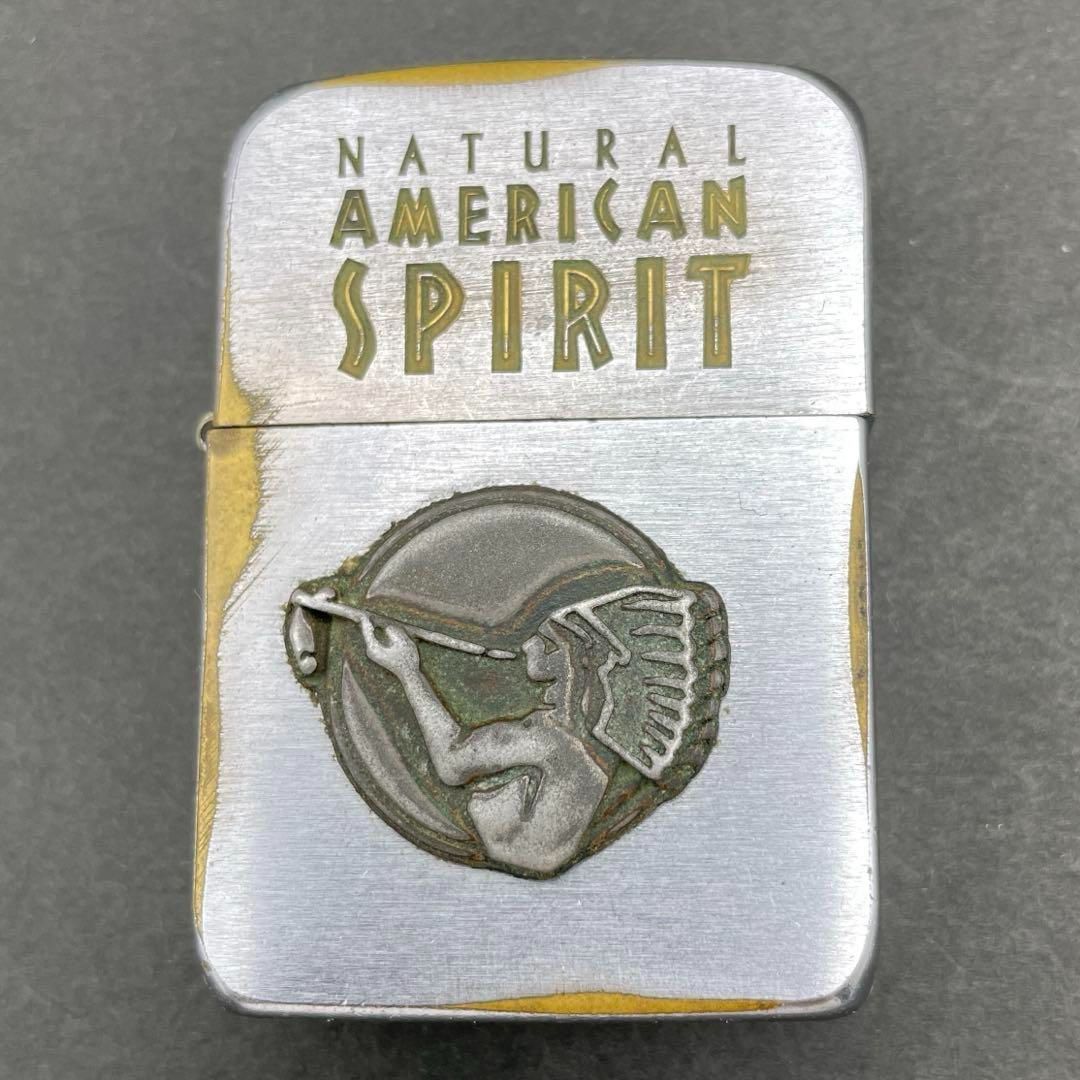 Zippo アメリカンスピリッツ 立体メタル貼り 1941レプリカ ダメージ