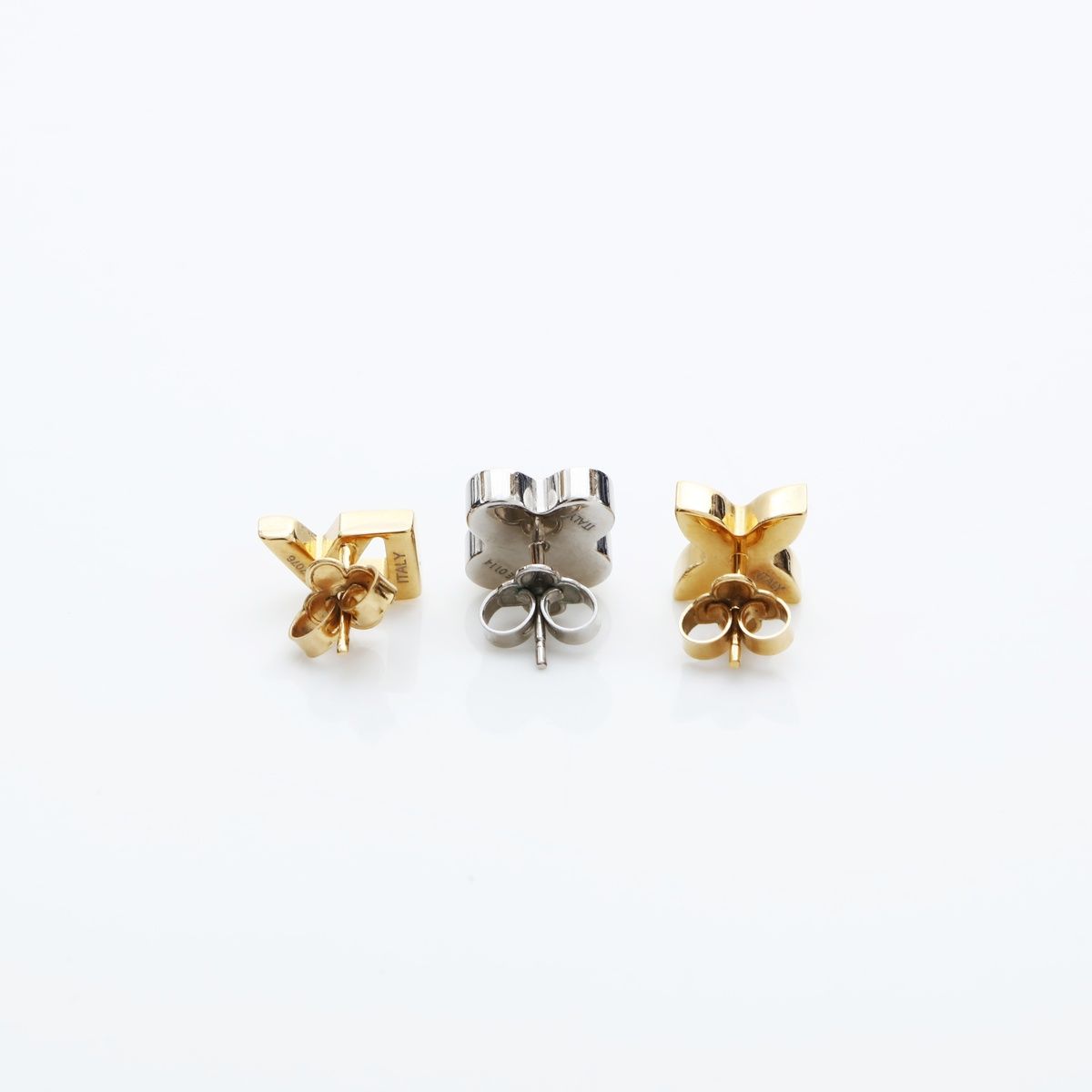 LOUIS VUITTON ルイ ヴィトン ピアス 2014 ブックルドレイユ ラヴレターズ ロゴ 3点セット WWW_MORNINGWALKER_COM