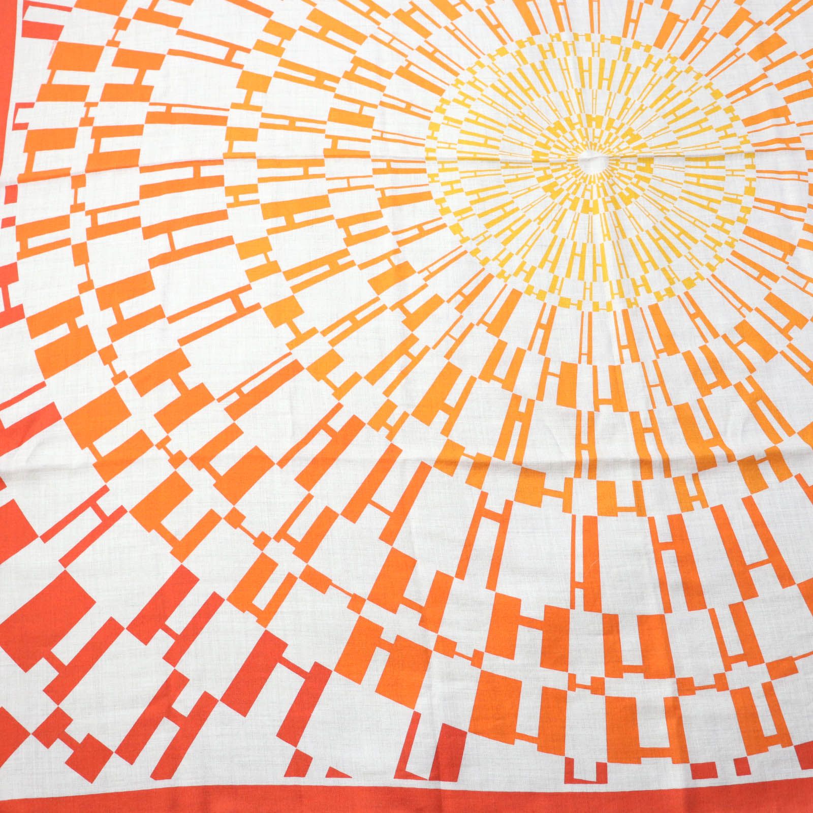 エルメス☆新品カレジェアン トレスH☆ カシミヤ カシシル カレ140